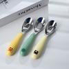 Ingot Head Soup Spoon Stainless Steel Tableware Teaspoons Home Children'S Tablespoons Ice Cream Shovel Kitchen Utensils