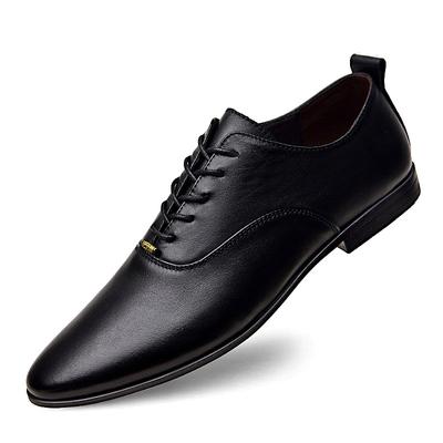 Luxusmarke Herren Oxford Schuhe Elegant Mann Business Schuhe Formelle Derby Schuhe Hochzeitskleid Ballerinas Echtes Leder Herrenschuhe