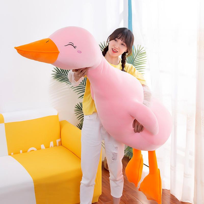Adorable Plush Duck Toy Soft Stuffed Animal Cute Duck Pillow For Girls
