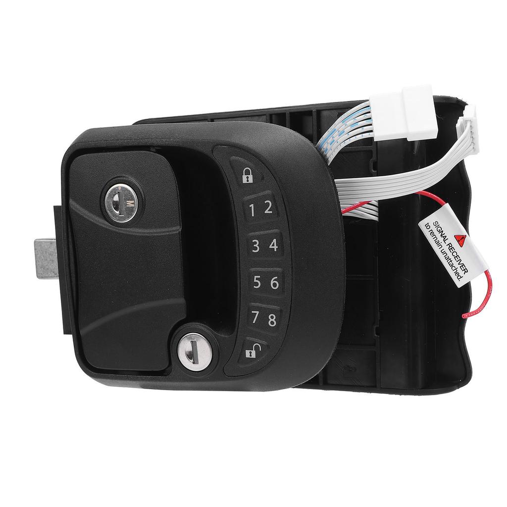 RV Door Lock Latch Keyless Entry Remote Control Keypad Zinc Alloy Trailer Door Latch for Trailers Motorhomes Right Side