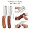Aoifn Kitchen Peeler Stainless Steel Vegetable Peeler with Plastic or Wooden Handle for Peeling Fruits Vegetables Kitchen Tool