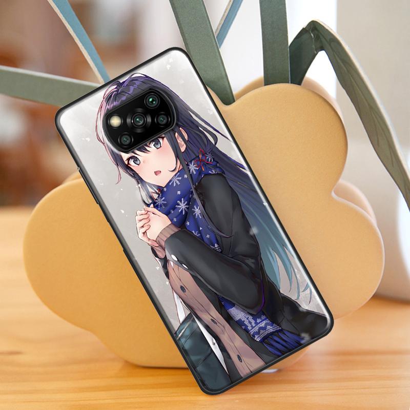 Yukino Yukinoshita Oregairu Phone Case For Xiaomi Mi 11T Pro 10T 11 Lite 11 Ultra Coque For POCO F3 X3 GT M3 M4 X3 Pro