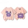 Potdemiel Summer New Pikachu Print Children's Cotton T-Shirt, Boys and Girls, Comfortable and Breathable Children's T-Shirt