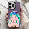 U-Urusei Yatsura L-Lum Mobile Phone Case For iPhone17,16,15,14,13,12,11 Plus,Pro Max Black Candy Silver Plated Cover