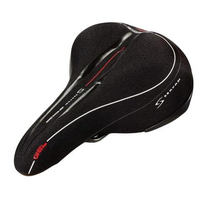 SERFAS Comfort Reactive Gel Bicycle 651403 Men's Shock-Absorbing Saddle,
