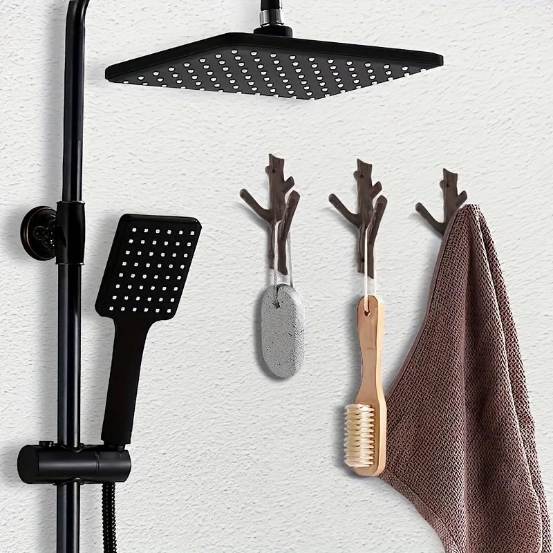 1PC Decor Artistic Branch Rustic Coat Rack Heavy-Duty American Multi-Functional Vintage Sturdy Wall-Mounted Space-Saving 19.3x10cm