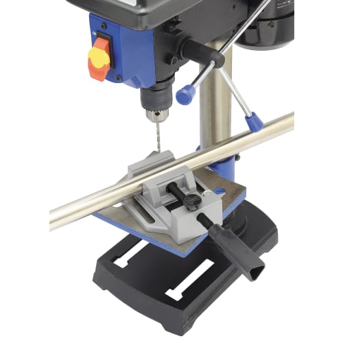 Takagi EARTH MAN Aluminum Quick Vise, 65mm, for Drill Presses, Tabletop Vise, Compact, Maximum Opening 65mm, One-Push Fixation, V-Groove Machining, Ea