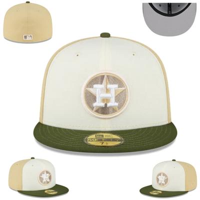 Houston Astros Simple Size Cap, Closed Cap, Baseball Cap, Sun Hat, Embroidered Hat
