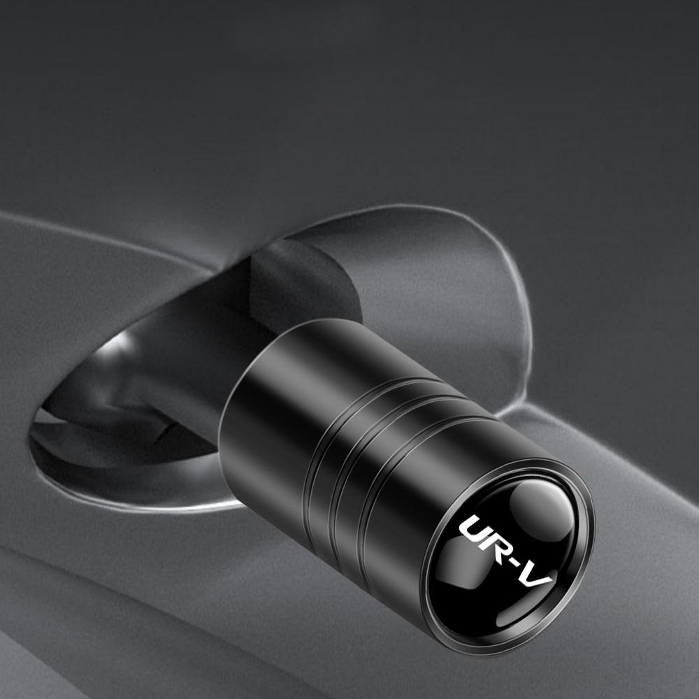 4pcs Car Wheel Tire Valve Caps Air Stem Covers For Honda Civic Accord Fit Jazz Pilot CRV Odyssey Passport City Shuttle HRV Vezel