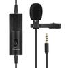 Universal Wired Collar Clip Condenser Microphone Mini Studio o Mic for Phone Camera Laptop
