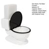 650ML Dispenser d'acqua per toilette per gatti Alimentazione automatica Design a sifone con coperchio antipolvere