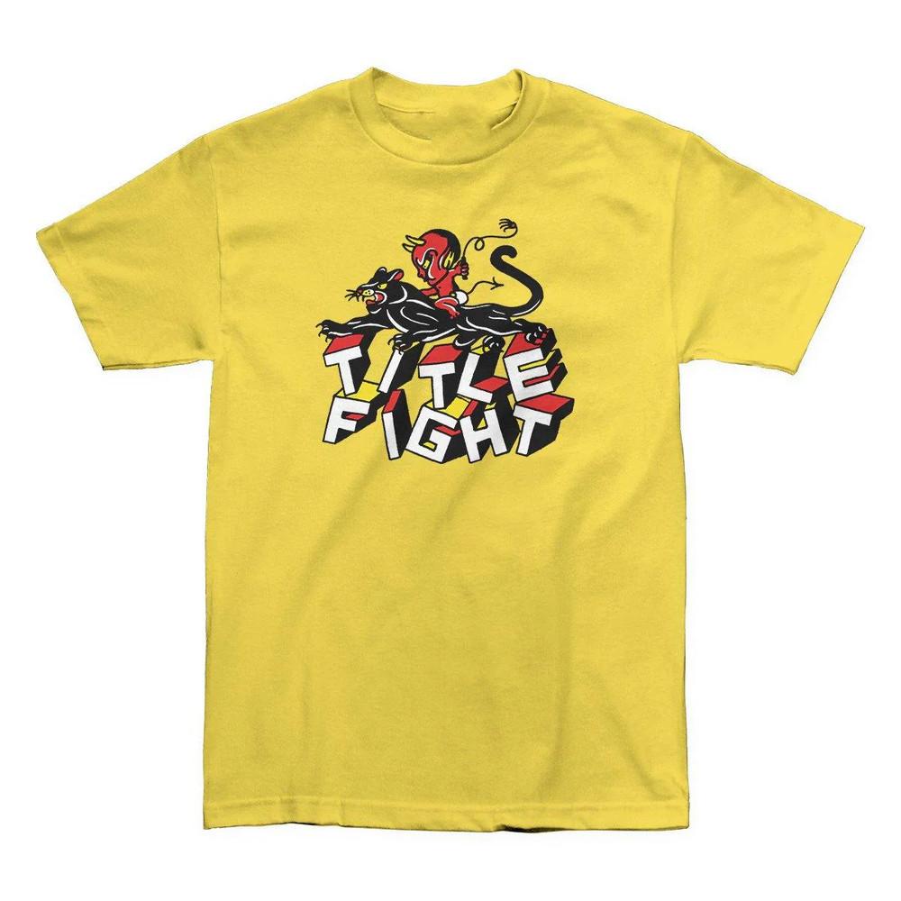 Title Fight T-Shirt yellow T-shirt BASIC SHIRT All sizes S to 5Xl JM833 Unisex T-Shirt S