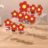 5Pcs Transparent Acrylic Cupcake Display Stands Set Refrigerator Desserts Storage Rack  Wedding
