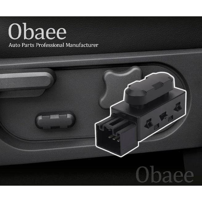 Obaee 6 Way Power Seat Adjustment Switch Driver Side Passenger Side Compatible With Ford, Lincoln, Mercury 2005-2016, W/Knob Cover,Replacement For