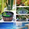 1.5w/2.5w/3.5w Solar Bird Bath Fountain Pump,with 6 Nozzles Solar Powered Water Fountain for Garden Pool, Aquarium and Outdoor