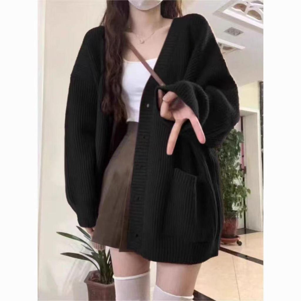 Cozy and Soft Korean-Style Knit Cardigan - Autumn/Winter 2025 Collection