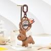 3D French Bulldog Keychain - Cute Dog Figurine for Bags & Cars, Small Gift Pendant