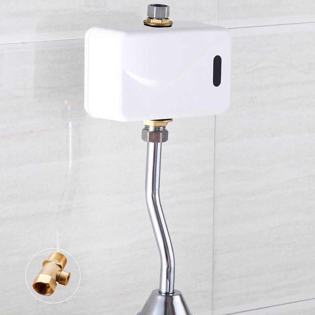 Smart Sensing Urinal Flusher Accessories Touchless Urine Flusher Valve for Airports Toilet Use Hotel Bathroom Supermarket