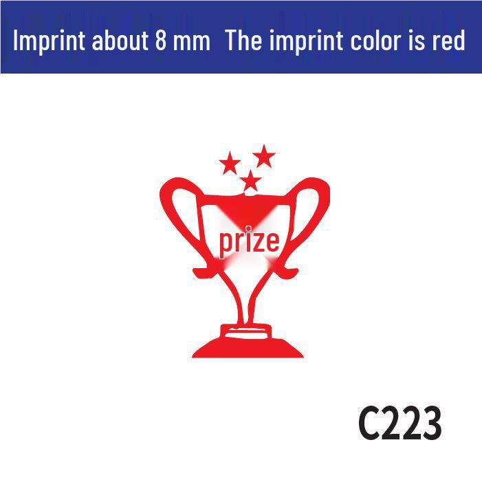 Mała Okrągła Pieczątka Nauczyciela: Pięcioramienna gwiazda dla zachęty i kontroli jakości