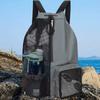 Mesh Beach Backpack with Wet Pocket Large Capacity Drawstring Swim Bag for Pool Swimming Gym Workout Gear