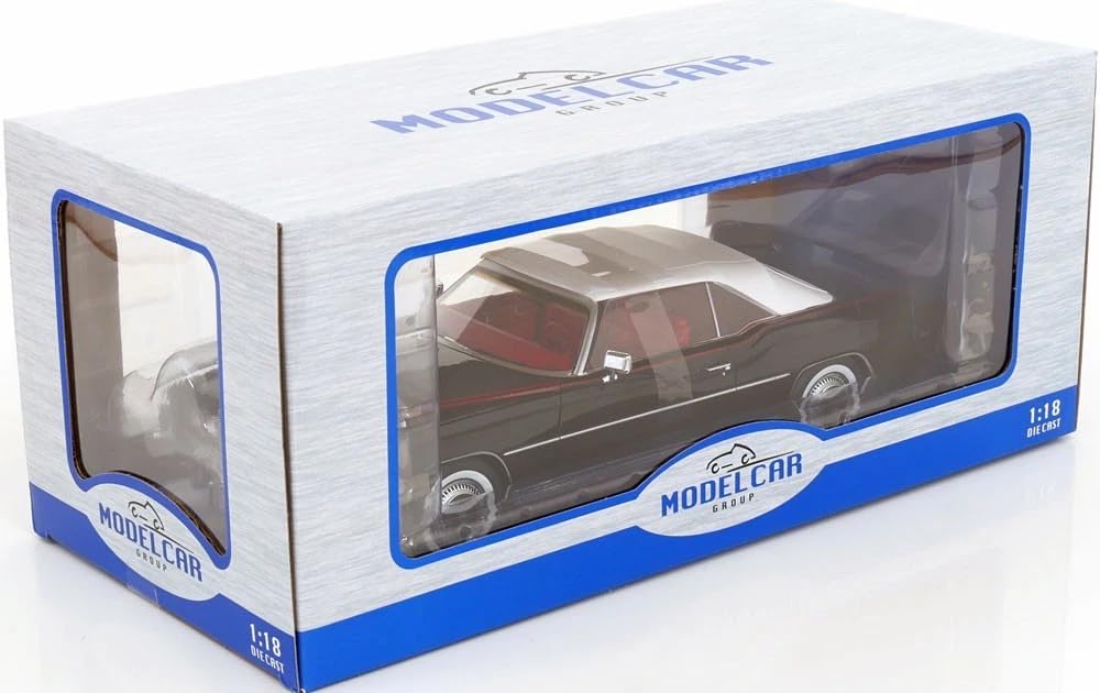MCG Cadillac Eldorado Convertible 1976 Black Diecast 1/18 [Used]