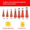 5/23 Pcs Stainless Steel Caulking Nozzle Silicone Sealant Tool Set For Bathroom Kitchen Sink Joint Sealing And Application
