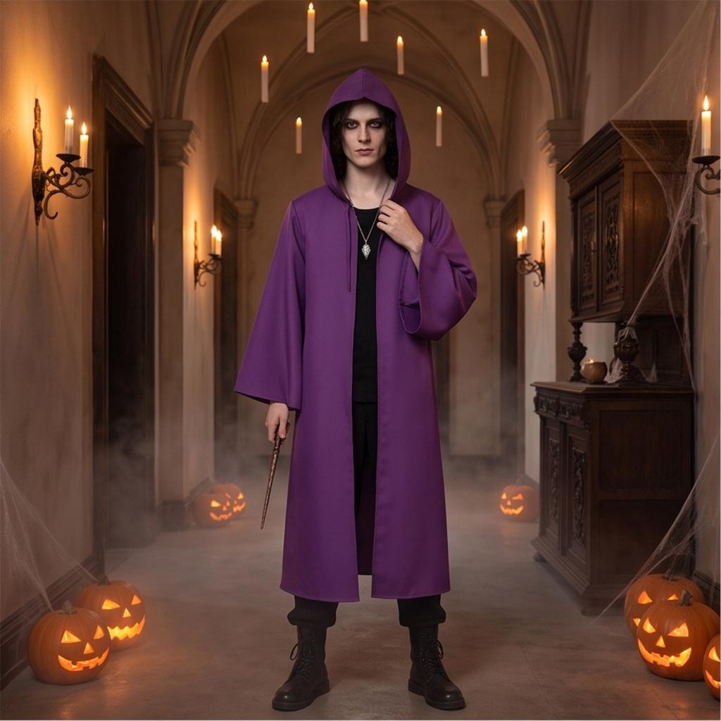 Women's Hooded Cape Halloween Costume for Events