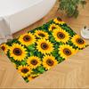 Sunflower Field Pattern Non-Slip Home Carpet Design for Office Decor Living Room Bedroom Gift