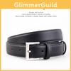 Classic Leather Belt For Women With Silver Pin Buckle And Casual Style