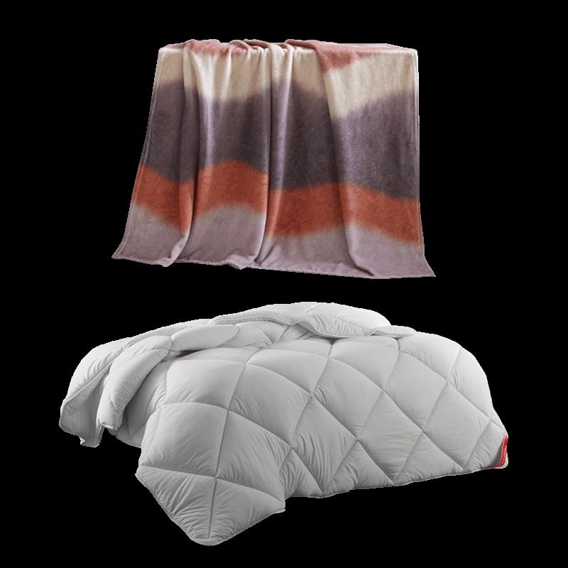 

Mengjie Smart SPA Quilt and Flannel Blanket Set