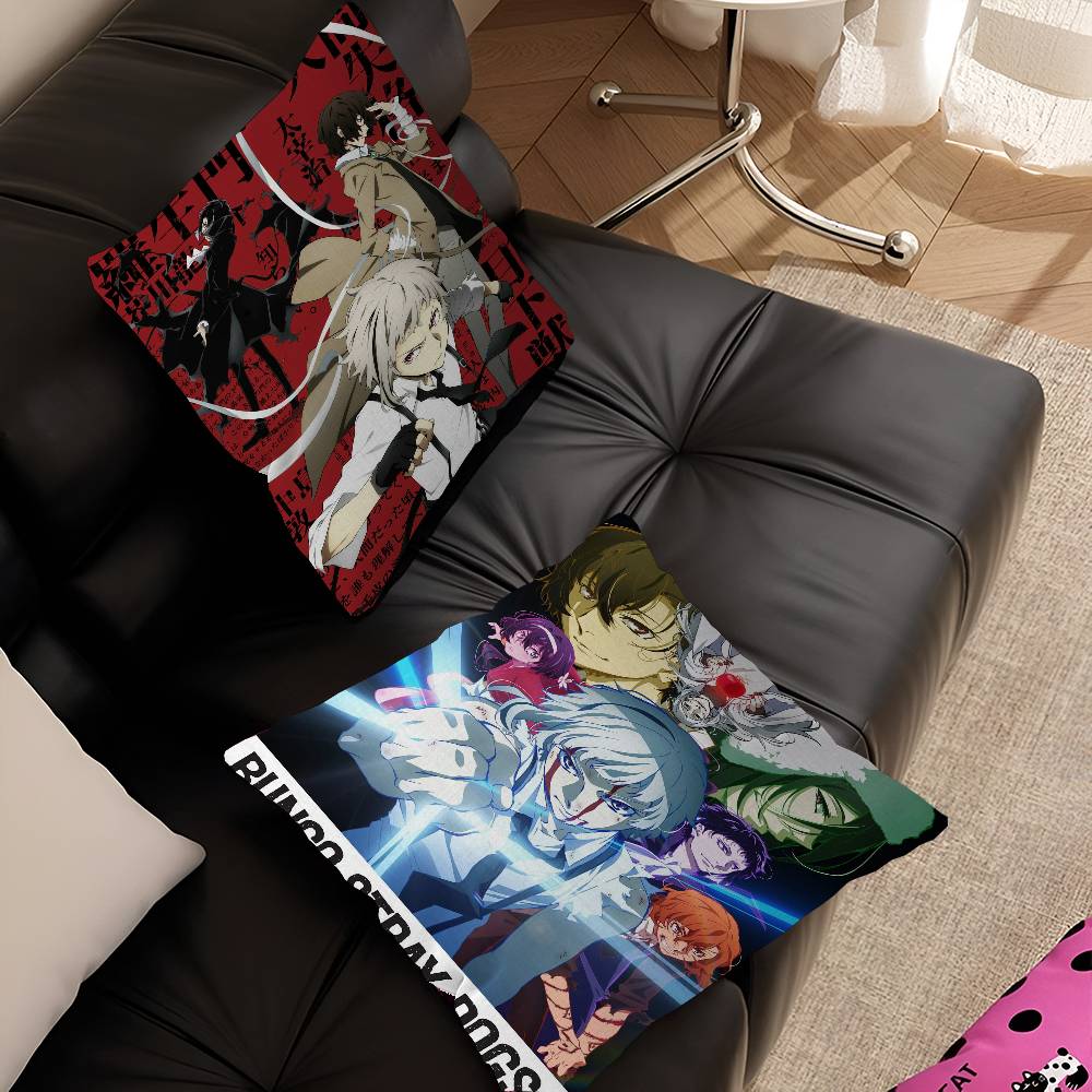 Anime Bungo Stray Dogs pillow cover sofa cushion cover home room decoration children gift