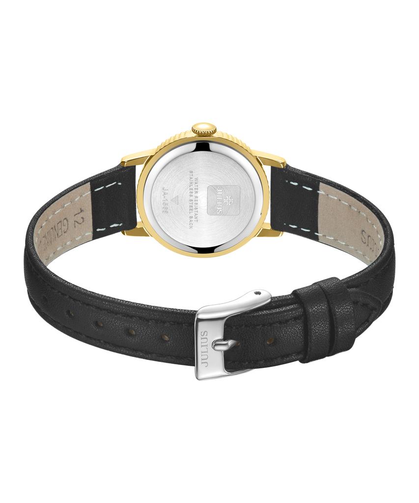 Jyullieoseu Ja-1568 Fluted Bezel Round Watch