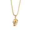 Retro Domineering Personality Skull Pendant Necklace Men's Trend  Punk Hip-hop Niche Street Party Gift PendantAccessories