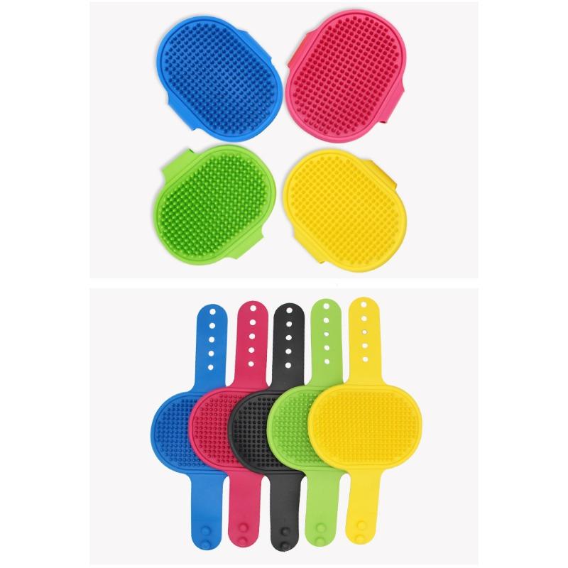 Pet Bathing Brush Cat and Dog Massage Brush Pet Comb Bathing Gloves Pet Supplies Cat Grooming Gloves Hair Removal