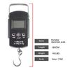 Portable Fishing Weight Scale, 110lb/50kg Lightweight Scales With 1m/ 3.2ft Tape Measure With Screen Hanging Fishing Luggage Scale For Home Outdoor