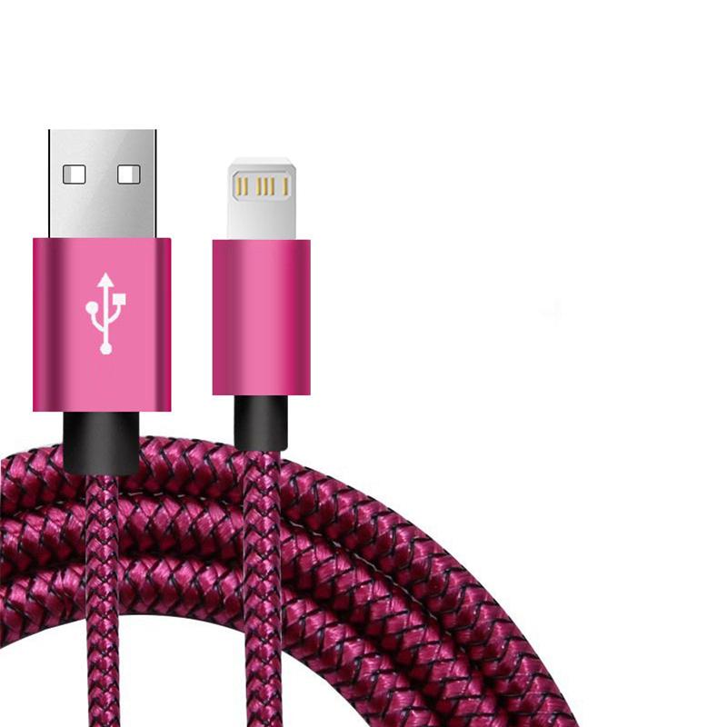 USB-кабель для быстрой зарядки 3A для iPhone 13, 12, 11, 14 Pro X XR XS Max 6s 7 8 Plus 5S SE 2 iPad, шнур для передачи данных, длинная линия 3 м 2m синий