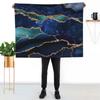 Glamour Milky Way Faux Marble Galaxy I Throw Blanket Flannel Fabric Christmas Decoration Wednesday Tourist Comforter Blankets