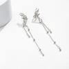 1 Pair Of Super Fairy Fairy Butterfly Tassel Earclip Female, With A Sense Of Niche Design Angel Wing Earbone Clip Without Ear Holes