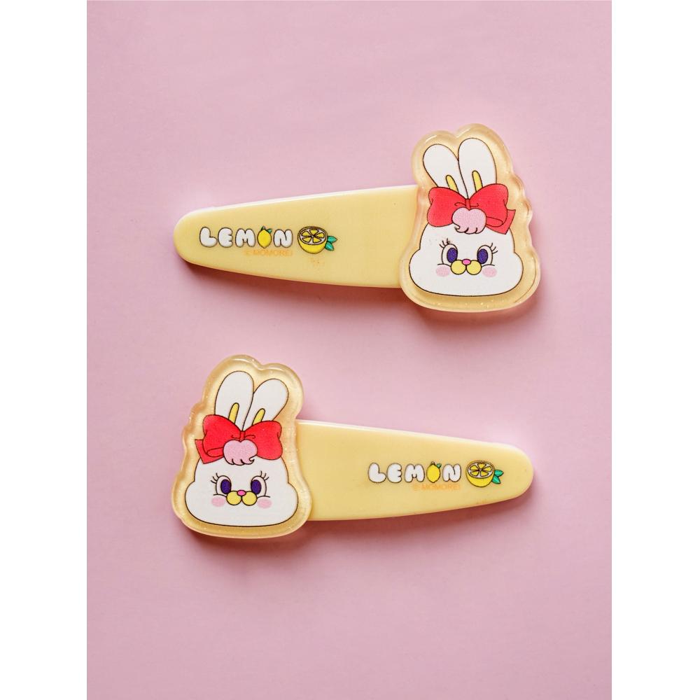 Daiso Momorei Rico 3d Snap Pins  Pack Of 2