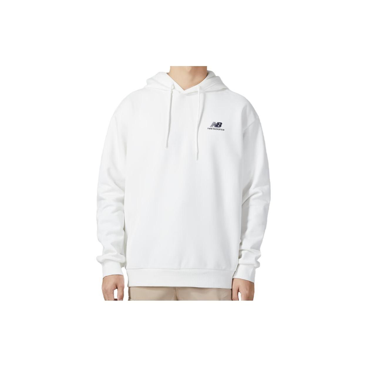 New Balance Sportswear Hoodie Asia Sizing  White Blue  Men s 5CD38131-IV L