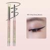 SHEDELLA Eyeliner Waterproof Long-Lasting Smudge-Free Eye Shadow Pen Student Novice Pink Purple Green 2 Pieces
