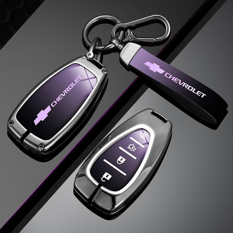 Zinc Alloy Car Flip Key Case Cover Shell Bag For Chevrolet Cruze Aveo Trax Sail Malibu Captiva Prism Spark Protector Accessories