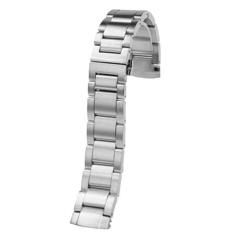 Armband für Tissot 1853 Rhythm T044 Silbernes Uhrenarmband 20mm Prs516 Luchi Serie T044417a T044430a Herrenuhren Zubehör