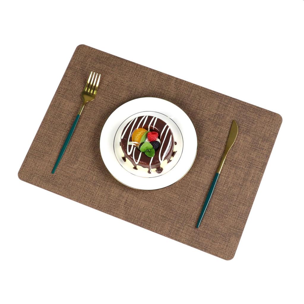 Placemat, tableware, tablecloth, premium cloth pattern, dining table mat, square thermal insulation mat, plate mat, coaster, washable