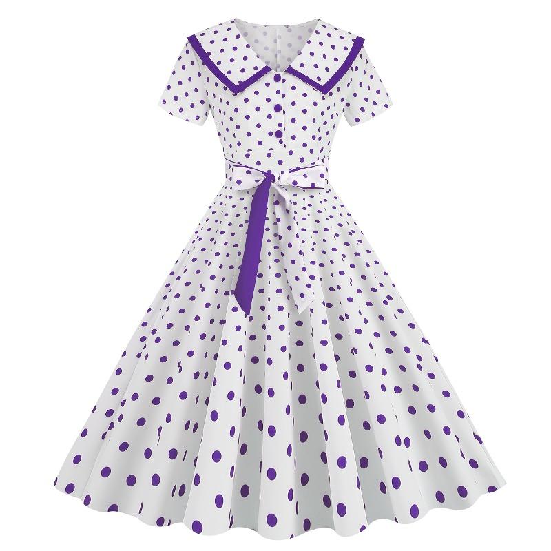 QICED Vestidos Casuais de Manga Curta com Decote em V para Verão e Primavera