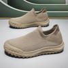 2024 New Men's Sneakers Breathable Lightweight Mens Casual Running Shoes Non Slip Mesh Men Socks Shoes Comfortable Lazy Sneakers