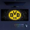Borussia Dortmund Mouse Pad, Large Gaming Desk Mat, Non-slip XXL Mousepad for Laptop & Tablet, Mini PC Playmat with Stitched Edges