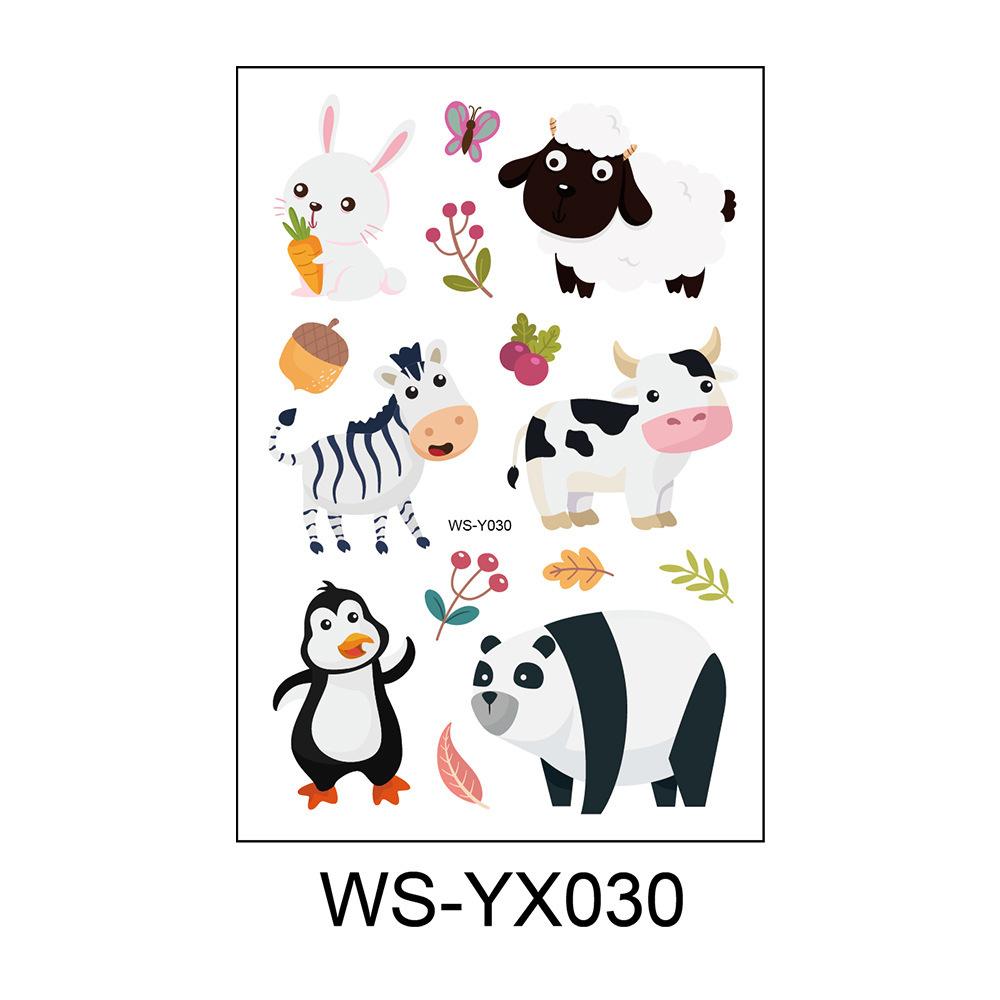 Cross Border Children's Cartoon Tattoo Stickers Space Dinosaur Boy Girl Cute Temporary Waterproof