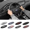 Car Steering Wheel Center Badge Cover Emblem Decorative Stickers For Focus Mk2 Mk3 Fiesta Mk7 Ranger Mondeo Mk4 S-MAX Kuga