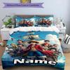 3pcs Duvet Cover Set (1*Duvet Cover + 2*Pillowcase, Without Core), Custom Name One Piece Pattern Bedding Set, Home Bedroom Decor Gift